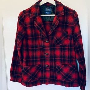 Vintage Pendleton Blazer with Wood Buttons